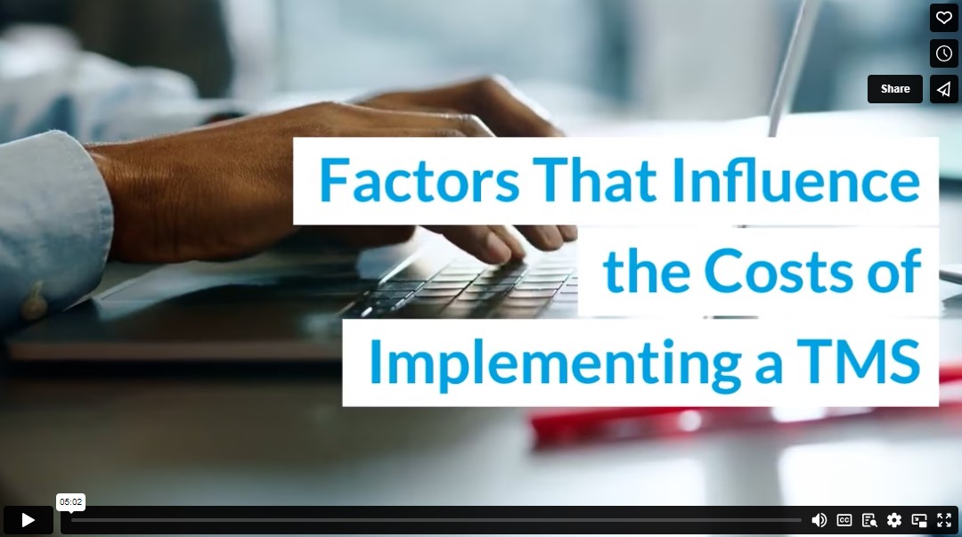 Factors That Influence the Costs of Implementing a TMS